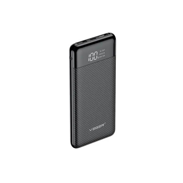 Power Bank Veger L11 10000mAh με 2 Θύρες USB-A