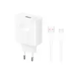 Φορτιστής Honor SuperCharge Power Adapter 80W with USB- C Cable White